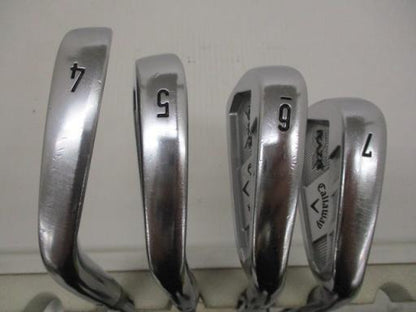 Callaway RAZR X Forged Irons (7pc) — Flex S — Japan Model, Used