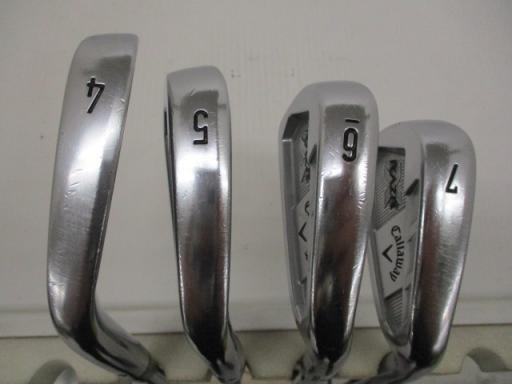 Callaway RAZR X Forged Irons (7pc) — Flex S — Japan Model, Used