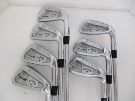 Callaway RAZR X Forged Irons (7pc) — Flex S — Japan Model, Used