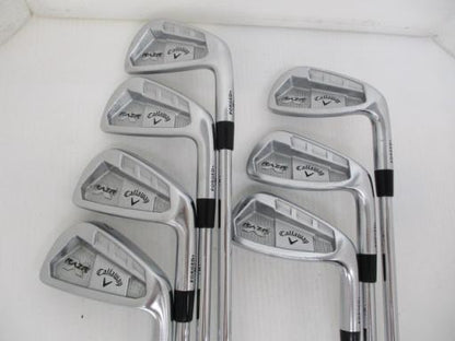 Callaway RAZR X Forged Irons (7pc) — Flex S — Japan Model, Used