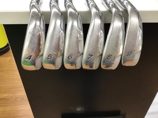 TaylorMade Burner Plus Irons 4-9 (6pc) — RE-AX 85 STEEL S — Japan Model, Used