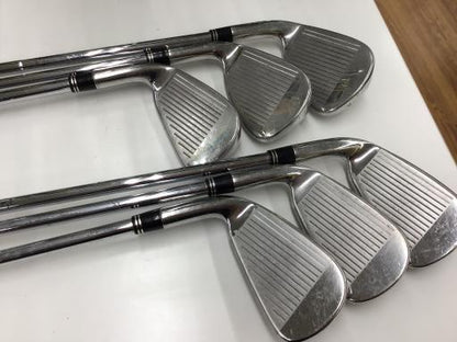 TaylorMade Burner Plus Irons 4-9 (6pc) — RE-AX 85 STEEL S — Japan Model, Used