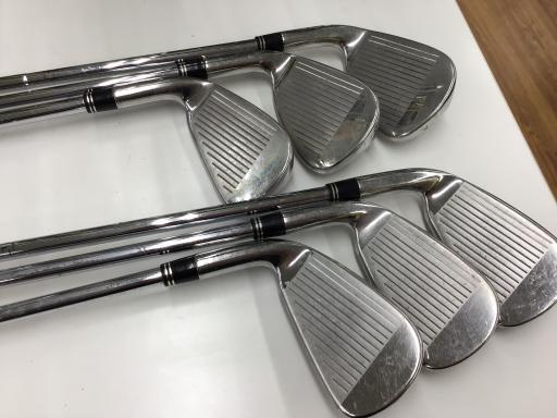 TaylorMade Burner Plus Irons 4-9 (6pc) — RE-AX 85 STEEL S — Japan Model, Used