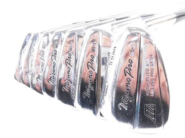 Mizuno Pro MS-3 Irons 3-7,9,PW (7pc) — Japan Model, Used