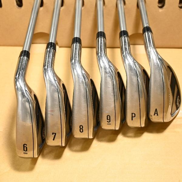 Callaway Mavrik Irons 6-AW (6pc) — Diamana R — Japan Model, Used