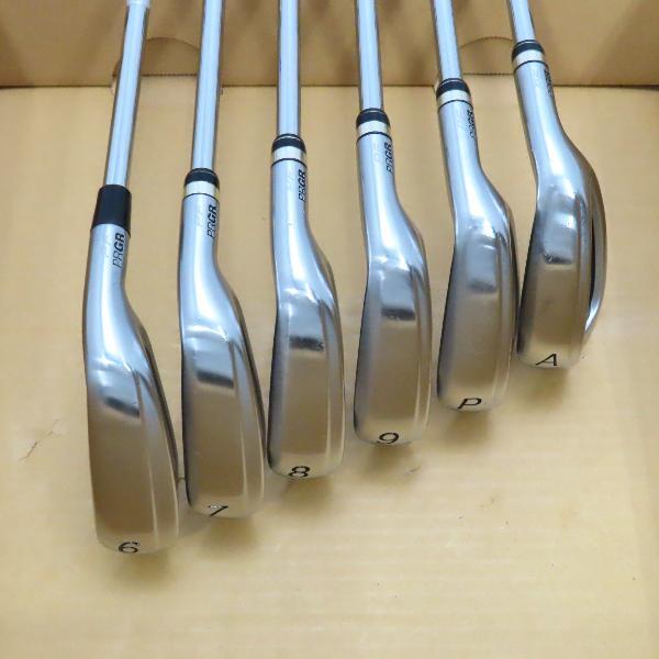PRGR Egg PF Irons 6-AW (6pc) — NS PRO SR — Japan Model, Used