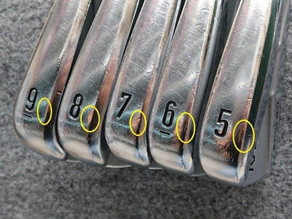 Callaway RAZR X Muscle Back Irons 4-pw (7pc) — Dynamic Gold S300 S — Japan Model, Used