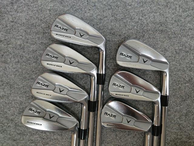 Callaway RAZR X Muscle Back Irons 4-pw (7pc) — Dynamic Gold S300 S — Japan Model, Used