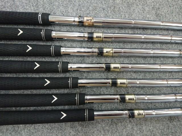 Callaway RAZR X Muscle Back Irons 4-pw (7pc) — Dynamic Gold S300 S — Japan Model, Used