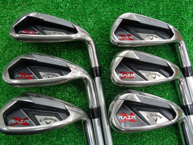 Callaway RAZR X Ladies Irons 7-9 (6pc) — Flex L — Japan Model, Used