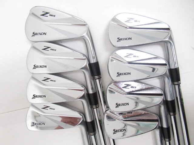 Srixon Z965 Irons 3-9 (8pc) — Dynamic Gold S200 S — Japan Model, Used
