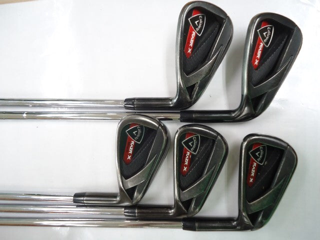 Callaway Razr X Black Irons 6-PW (5pc) — NS PRO 950GH S — Japan Model, Used