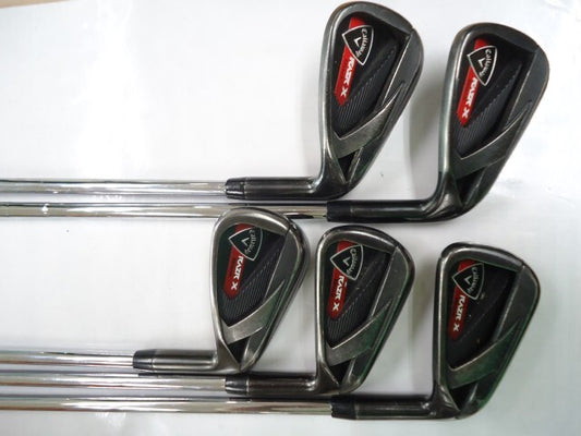 Callaway Razr X Black Irons 6-PW (5pc) — NS PRO 950GH S — Japan Model, Used