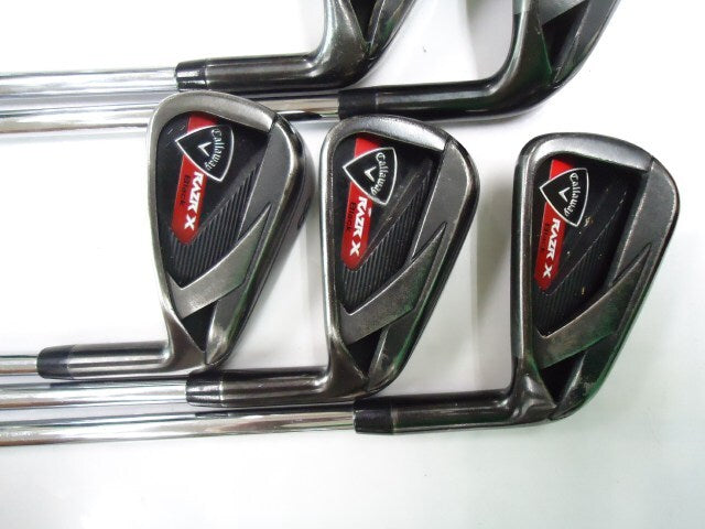 Callaway Razr X Black Irons 6-PW (5pc) — NS PRO 950GH S — Japan Model, Used