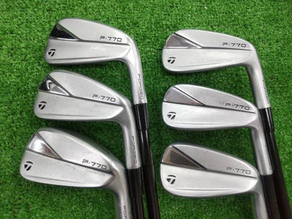 TaylorMade P770 2023 Irons 5-9 (6pc) — Diamana S — Japan Model, Used