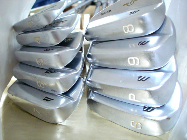 Mizuno Pro MS-203 Irons (9pc) — Dynamic Gold S200 S — Japan Model, Used