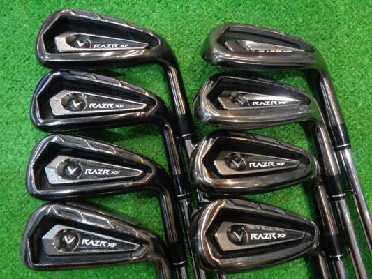 Callaway Razr XF Irons 5-9 (8pc) — Dynamic Gold R300 R — Japan Model, Used