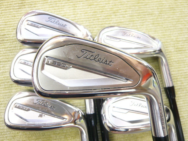 Titleist T350 Irons 6-PW (6pc) — TENSEI S — Japan Model, Used