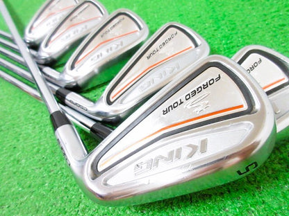 Cobra King Tour Forged Tec Irons 5-pw (6pc) — Dynamic Gold S200 — Japan Model, Used