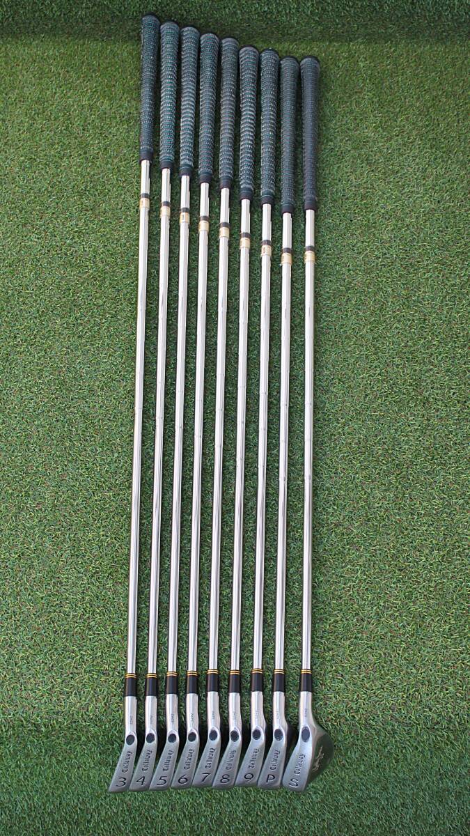 Callaway S2H2 Irons 3-SW (9pc) — Dynamic Gold R300 — Japan Model, Used