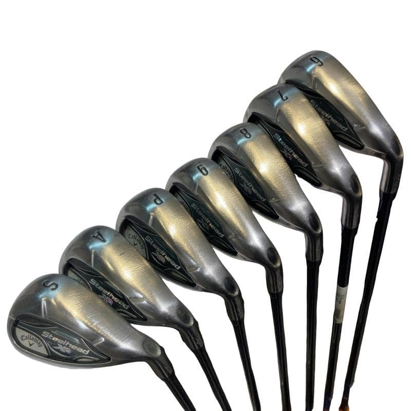 Callaway Steelhead XR Irons (7pc) — Flex S — Japan Model, Used