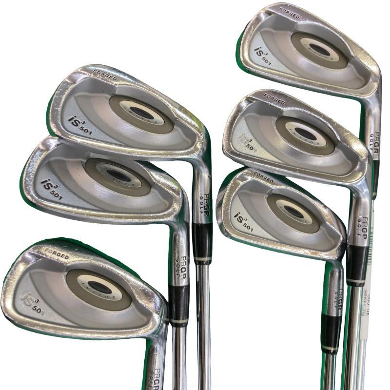 PRGR is3 501 Irons (6pc) — Dynamic Gold X — Japan Model, Used