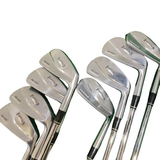 Fourteen TB-1000 Irons 3-9 (8pc) — Dynamic Gold — Japan Model, Used