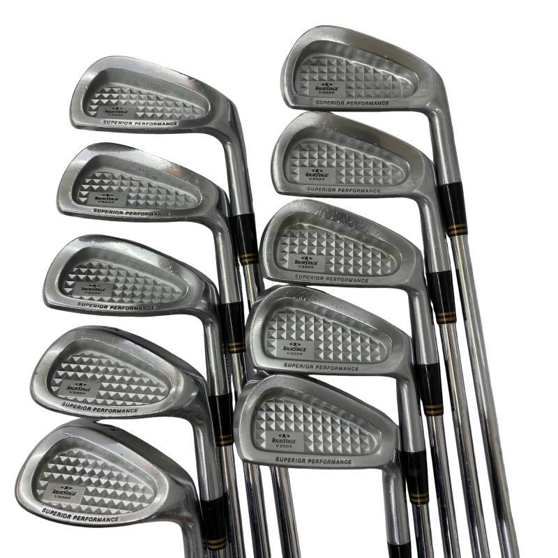 Bridgestone TourStage V-3000 Irons (10pc) — Flex S — Japan Model, Used