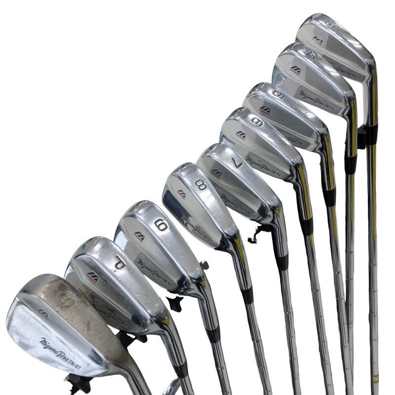Mizuno Pro TN-87 Irons (9pc) — Flex S — Japan Model, Used
