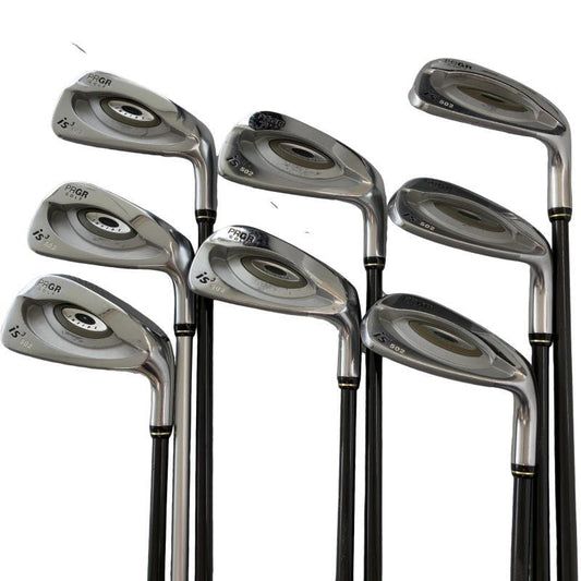 PRGR is3 502 Irons (8pc) — Flex SR — Japan Model, Used