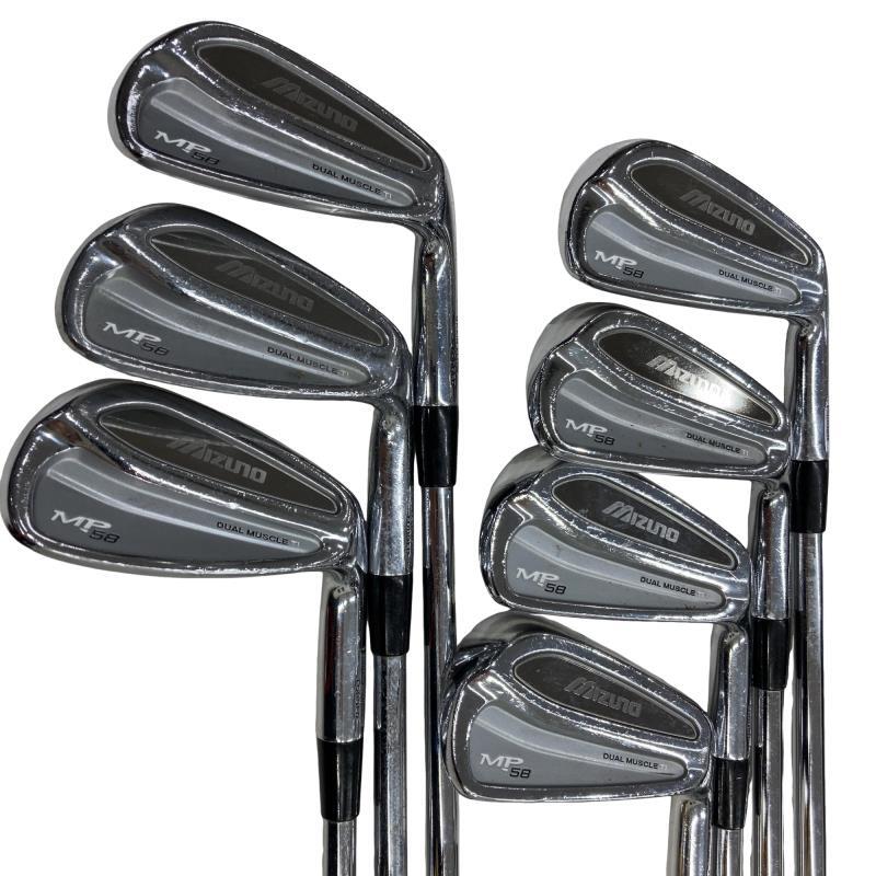 Mizuno MP-58 Irons (7pc) — Dynamic Gold S — Japan Model, Used