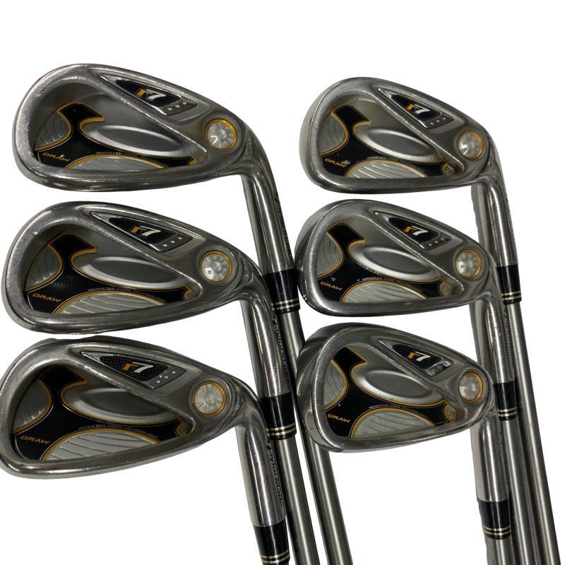 TaylorMade R7 Draw Irons 5-PW (6pc) — RE-AX 55 PLUS R — Japan Model, Used