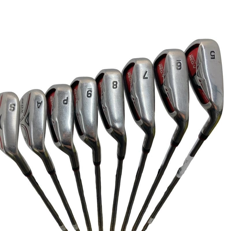 Maruman Verity Red-V Irons (8pc) — Flex S — Japan Model, Used