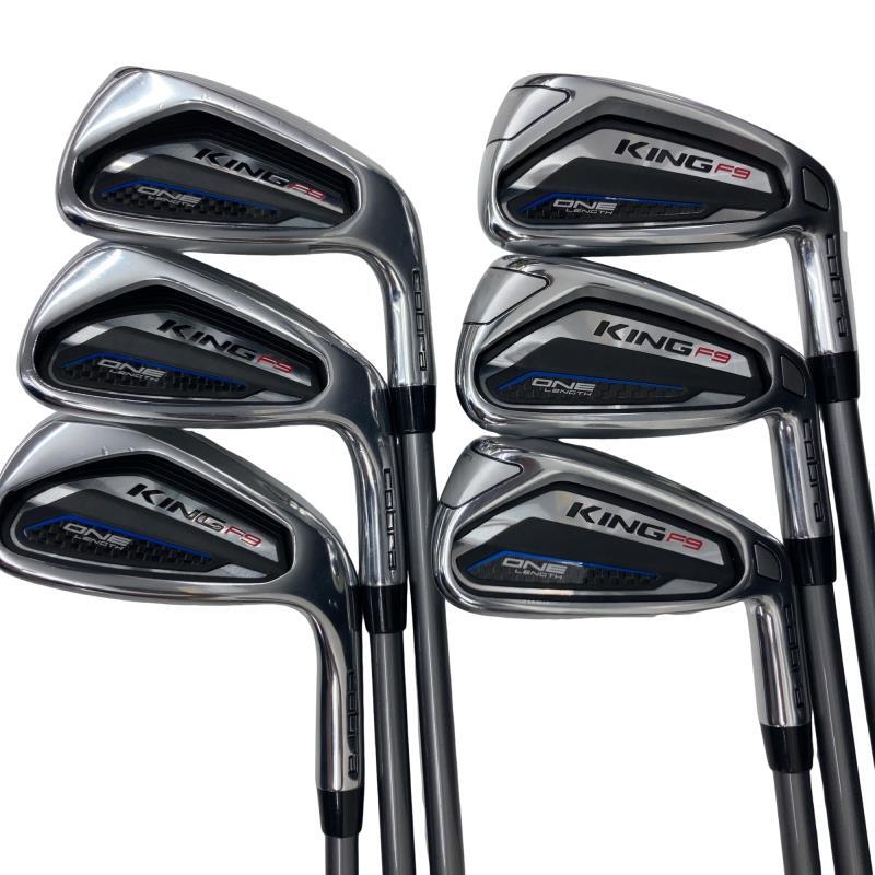 Cobra King F9 One Length Irons (6pc) — Speeder R — Japan Model, Used