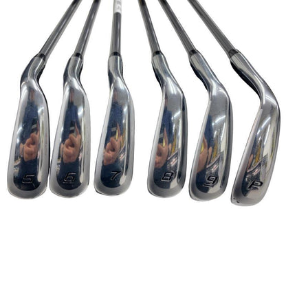 Cobra King F9 One Length Irons (6pc) — Speeder R — Japan Model, Used