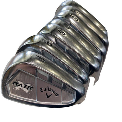 Callaway RAZR X Forged Irons (7pc) — Flex S — Japan Model, Used