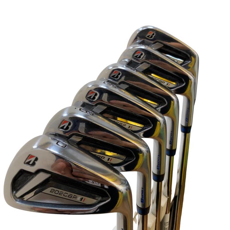 Bridgestone Tour B 202CBP Irons (6pc) — Flex S — Japan Model, Used