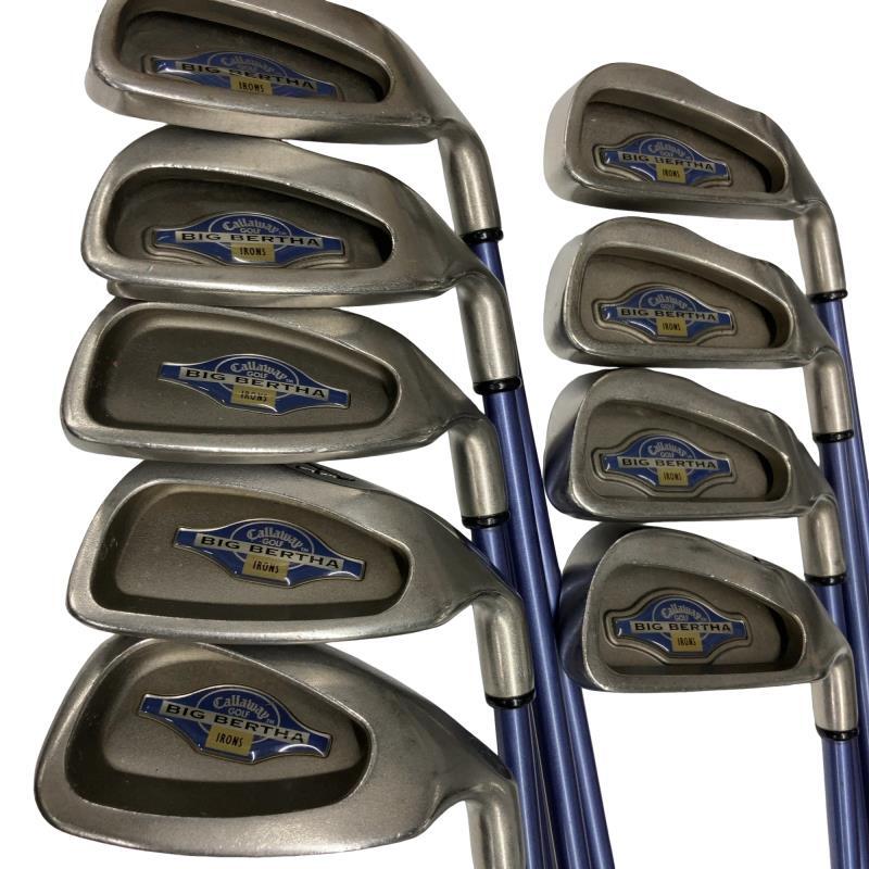 Callaway Big Bertha Irons (9pc) — Flex R — Japan Model, Used