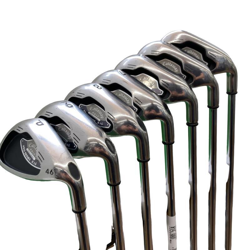 Callaway Steelhead X-16 Pro Irons (7pc) — Flex S — Japan Model, Used