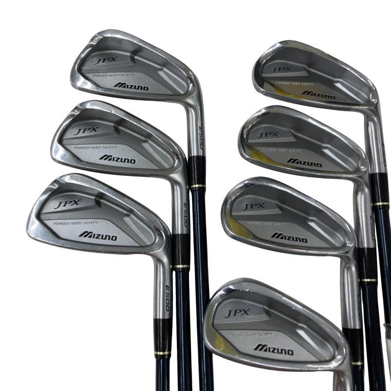 Mizuno JPX E500 Forged Irons (7pc) — Flex R — Japan Model, Used