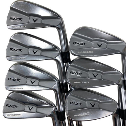 Callaway RAZR X Muscle Back Irons (7pc) — Flex S — Japan Model, Used