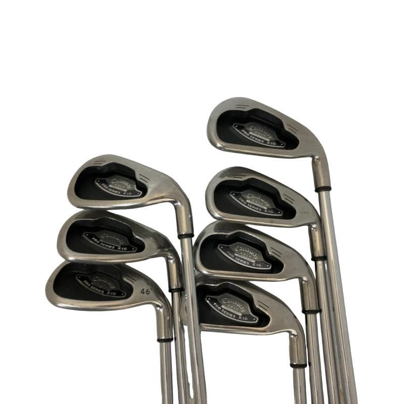 Callaway Steelhead X-16 Pro Irons (7pc) — Flex S — Japan Model, Used