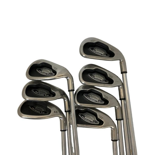 Callaway Steelhead X-16 Pro Irons (7pc) — Flex S — Japan Model, Used