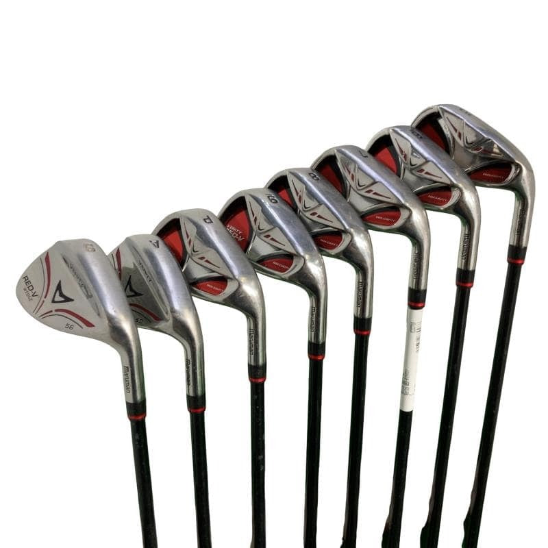 Maruman Verity Red-V Irons (8pc) — Flex S — Japan Model, Used