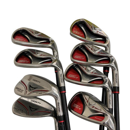 Maruman Verity Red-V Irons (8pc) — Flex R — Japan Model, Used