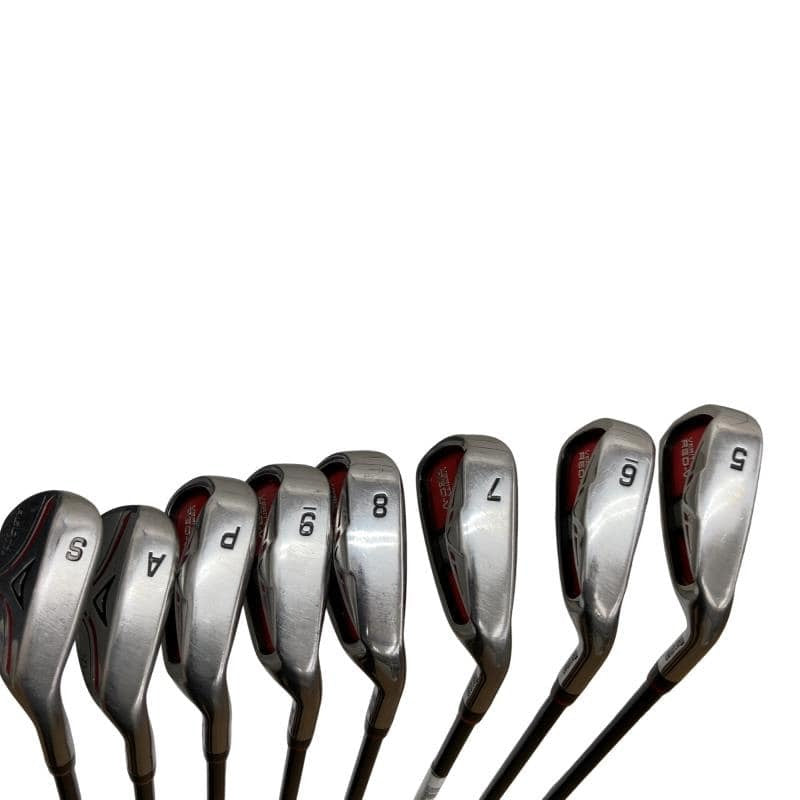 Maruman Verity Red-V Irons (8pc) — Flex R — Japan Model, Used