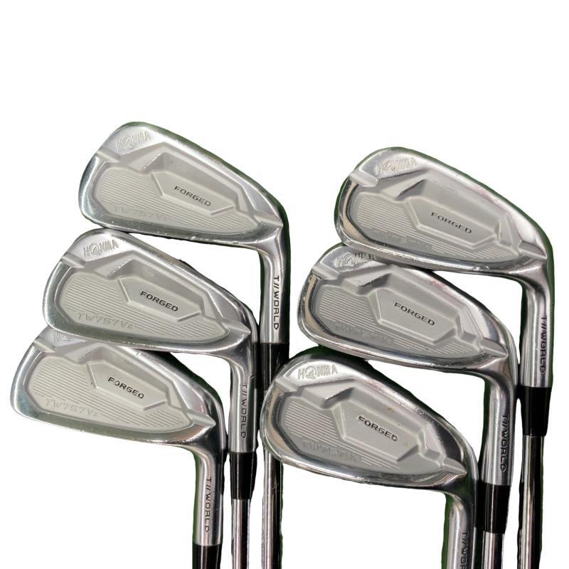 HONMA Tour World TW757Vx BK Irons (6pc) — Flex S — Japan Model, Used