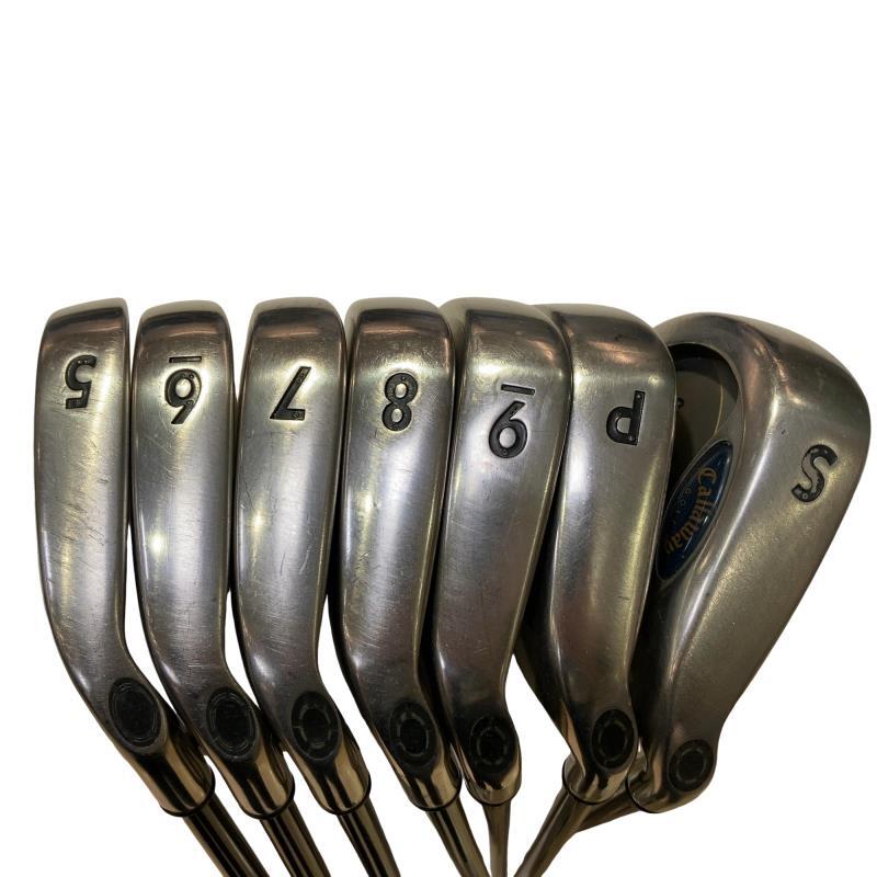 Callaway Great Big Bertha Hawk Eye Titanium Irons (7pc) — NS PRO 850GH R — Japan Model, Used