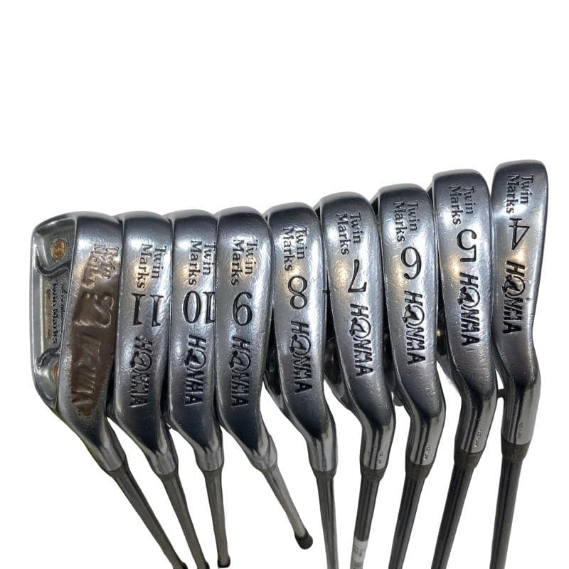 HONMA Twin Marks Irons (9pc) — Flex S — Japan Model, Used