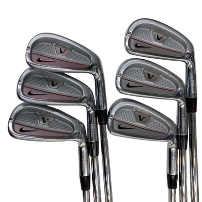 Nike Victory Red Split Cavity Irons (6pc) — Dynamic Gold S — Japan Model, Used